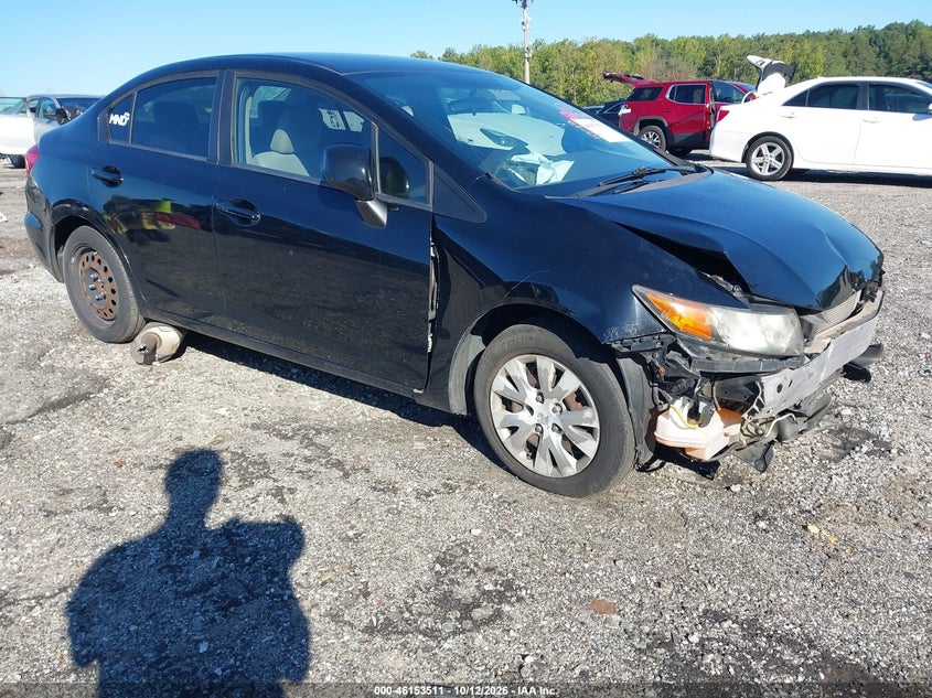 Vin: 19xfb2f52ce037906, lot: 46653310, honda civic lx 2012 img_1