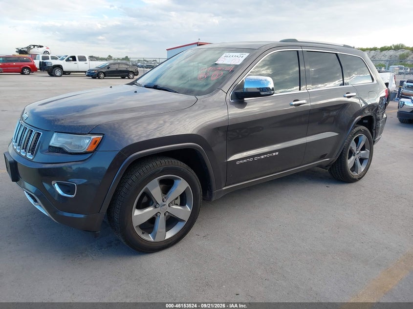 Vin: 1c4rjecg4ec197660, lot: 46653323, jeep grand cherokee overland 20142