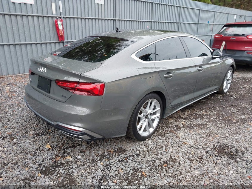 Vin: waufacf58ra070183, lot: 46653344, audi a5 sportback premium plus 45 tfsi quattro s tronic 20244