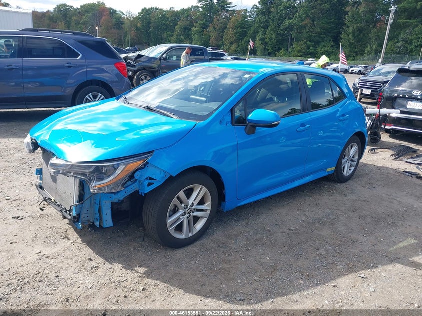 Vin: jtnd4mbe0n3163853, lot: 46653350, toyota corolla se 20222