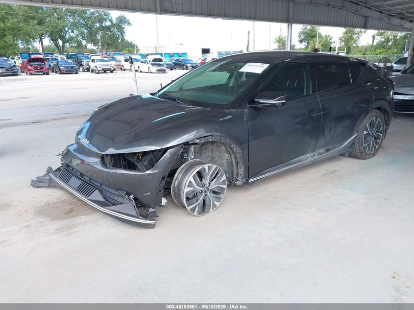 Vin: kndc34la4r5214795, lot: 46653360, kia ev6 light long range 20242