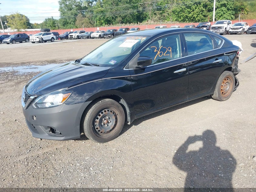 Vin: 3n1ab7apxky410559, lot: 46653428, nissan sentra s 20192
