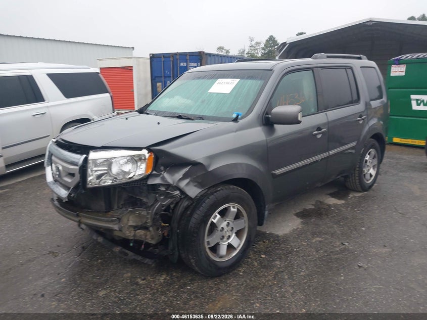 Vin: 5fnyf4h91bb043486, lot: 46653434, honda pilot touring 20112