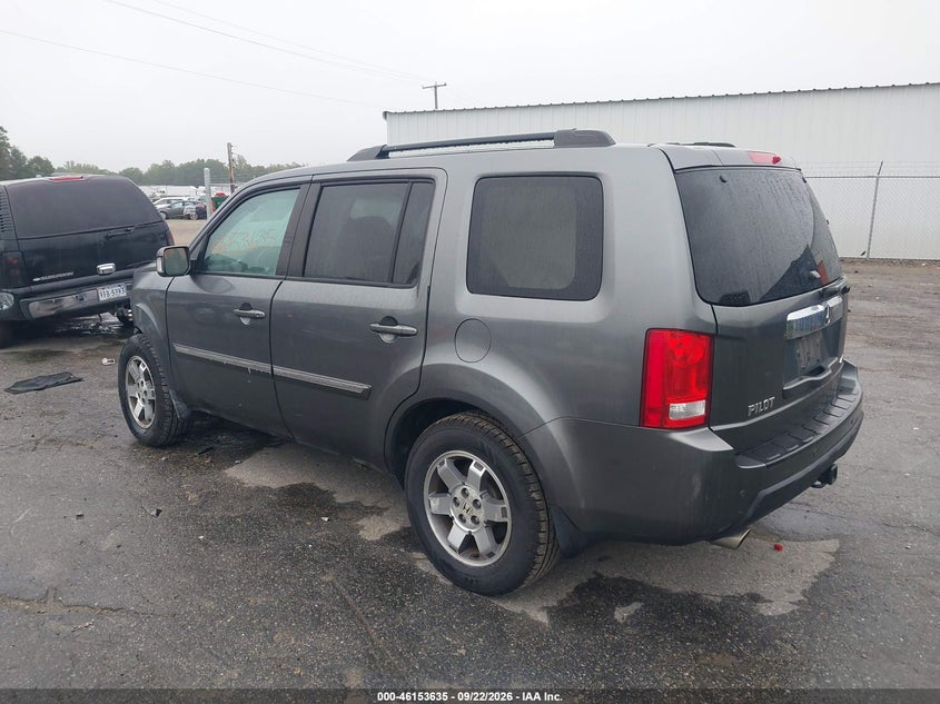 Vin: 5fnyf4h91bb043486, lot: 46653434, honda pilot touring 20113
