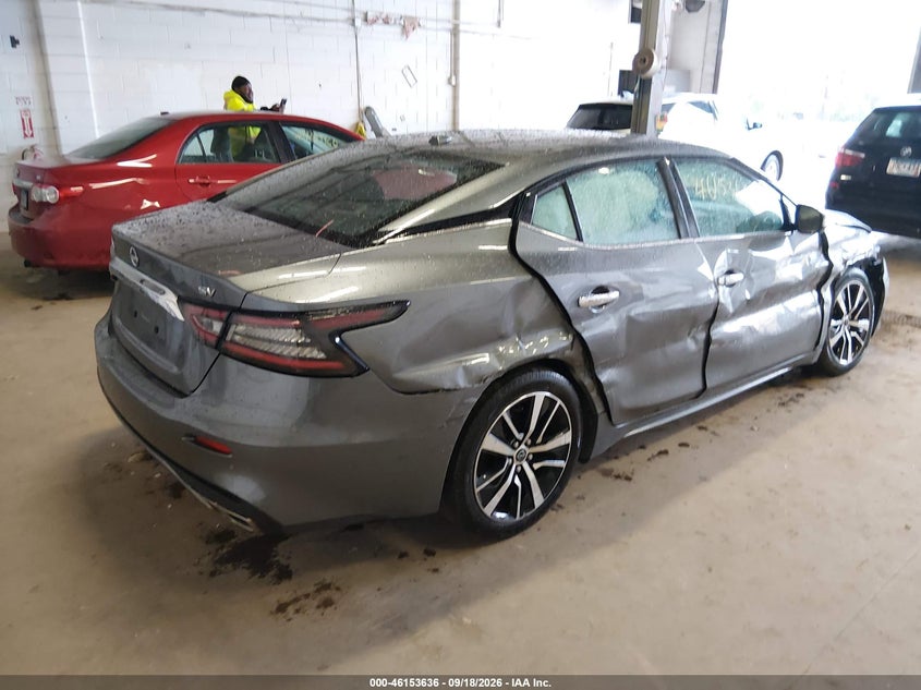 Vin: 1n4aa6cv9pc512575, lot: 46653435, nissan maxima sv xtronic cvt 20234