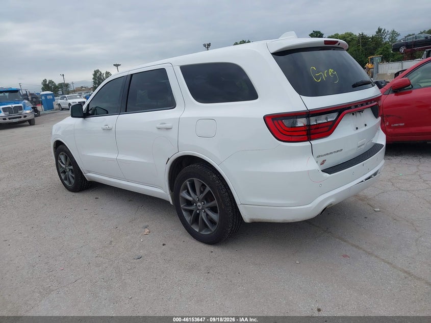 Vin: 1c4rdjdg5jc448307, lot: 46653446, dodge durango gt awd 20183