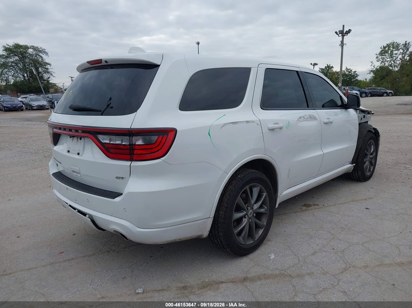Vin: 1c4rdjdg5jc448307, lot: 46653446, dodge durango gt awd 20184