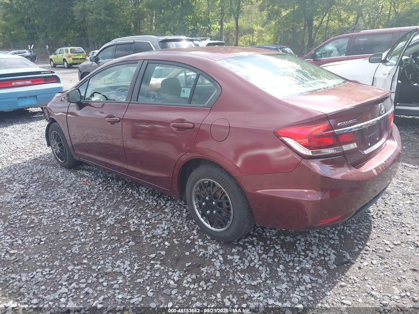 Vin: 2hgfb2f58dh511915, lot: 46653461, honda civic lx 20133