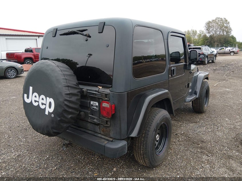 JEEP WRANGLER 2003 VIN 1J4FA59S93P322232