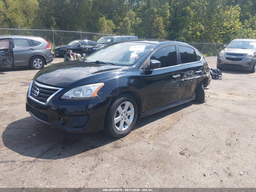2013 Nissan Sentra, Удар ззаду, IAAI, VIN 3N1AB7AP6DL785896 — фото 2