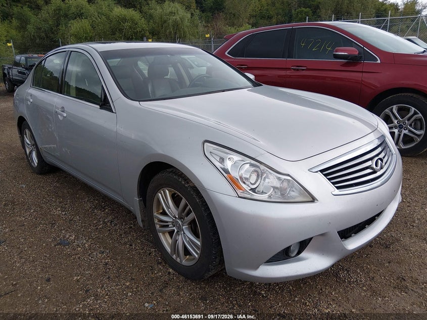 2013 INFINITI G37X auction photo 1