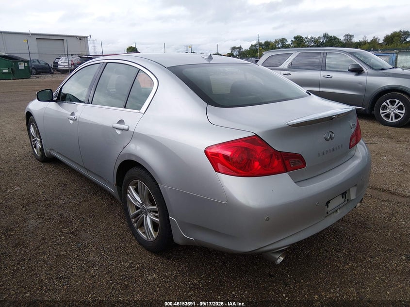 2013 INFINITI G37X auction photo 3