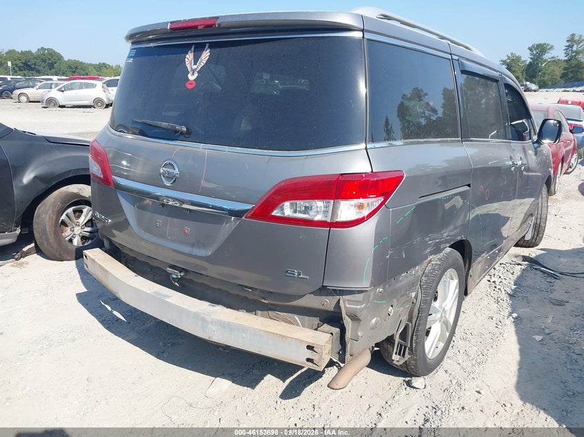 Vin: jn8ae2kpxd9060515, lot: 46653497, nissan quest sl 20134