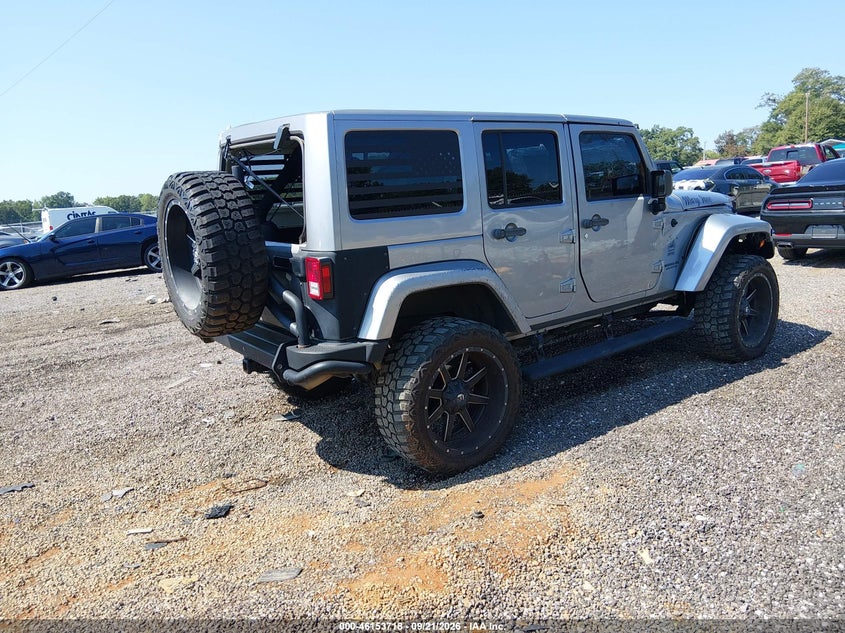 Vin: 1c4hjweg5el240353, lot: 46653517, jeep wrangler unlimited sahara 20144