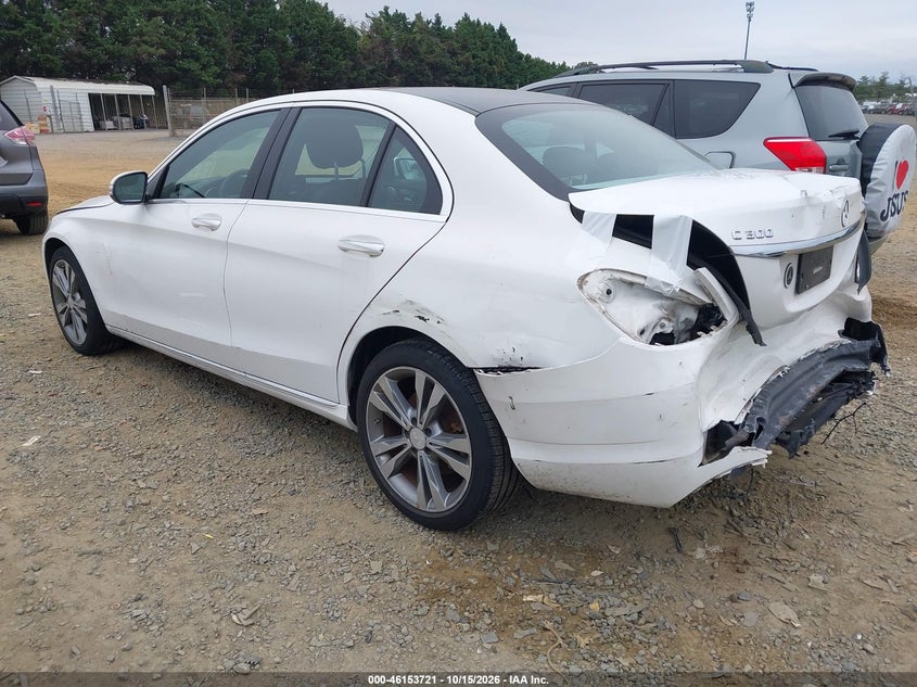 Vin: 55swf4kb7fu084048, lot: 46653520, mercedes-benz c 300 4matic 20153