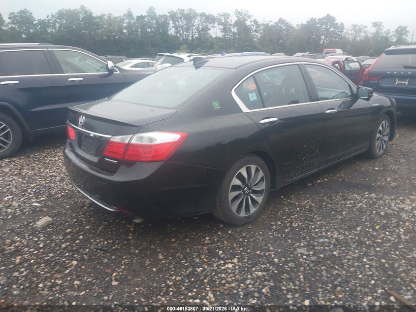 Vin: 1hgcr6f54fa005313, lot: 46653606, honda accord hybrid ex-l 20154