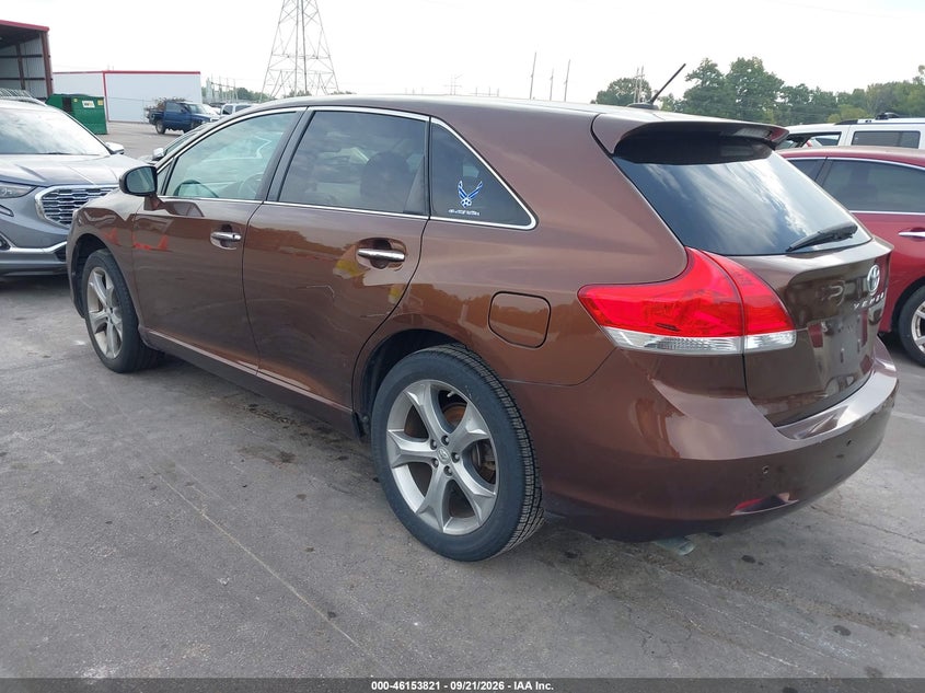 Vin: 4t3zk3bb6au023331, lot: 46653620, toyota venza base v6 20103