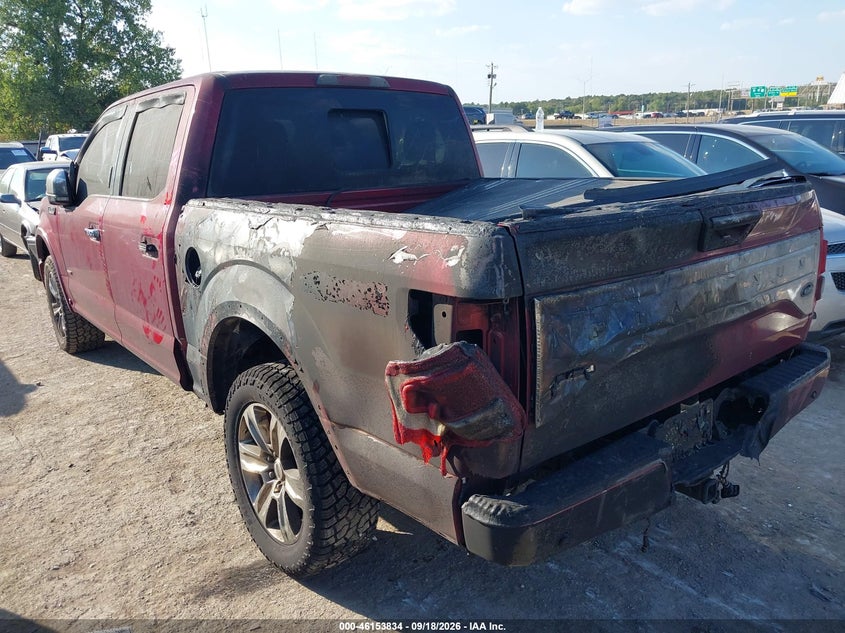 Vin: 1ftew1eg6ffd08067, lot: 46653633, ford f-150 platinum 20153