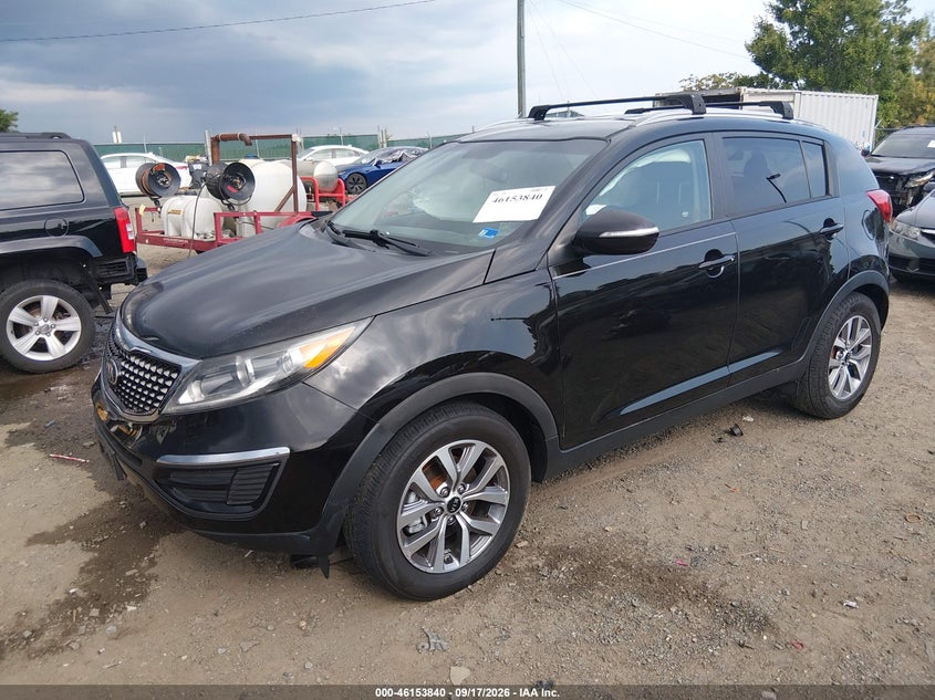 Vin: kndpbcac2e7642723, lot: 46653639, kia sportage lx 20142