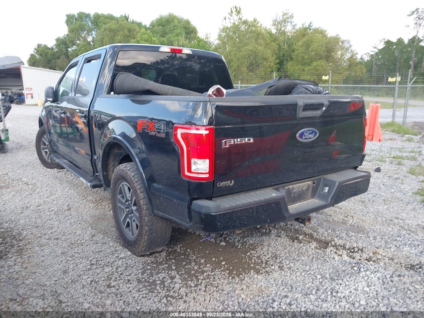 Vin: 1ftew1eg2gfa40667, lot: 46653648, ford f-150 xlt 20163