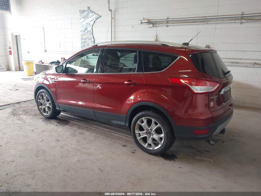 Vin: 1fmcu9jx2gub54516, lot: 46653653, ford escape titanium 20163