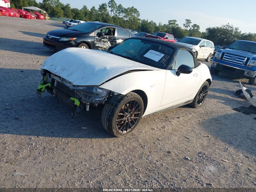 Vin: jm1ndac75g0106124, lot: 46653654, mazda mx-5 miata club 20162