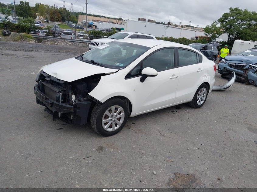 Vin: knadm4a3xg6689457, lot: 46653657, kia rio lx 20162