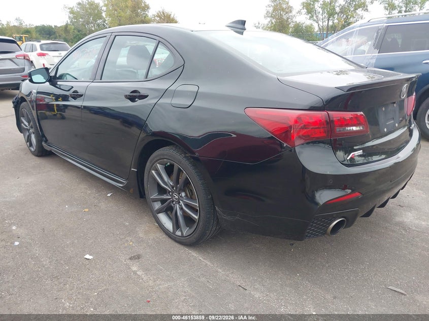 Vin: 19uub3f67ja006724, lot: 46653658, acura tlx tech   a-spec pkgs 20183