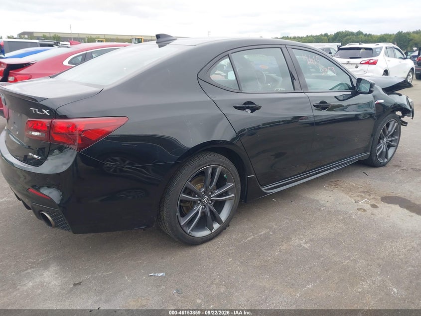 Vin: 19uub3f67ja006724, lot: 46653658, acura tlx tech   a-spec pkgs 20184