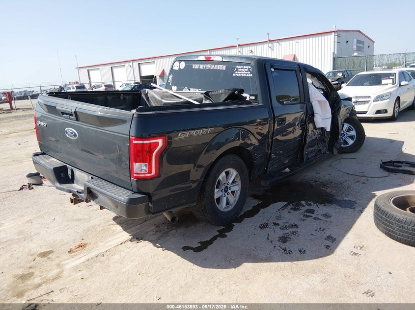 Vin: 1ftew1cp3gkd64429, lot: 46653692, ford f-150 xl 20164
