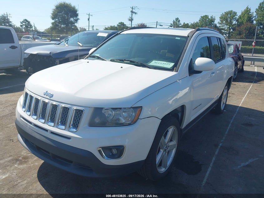 Vin: 1c4njcea4ed678854, lot: 46653724, jeep compass high altitude 20142