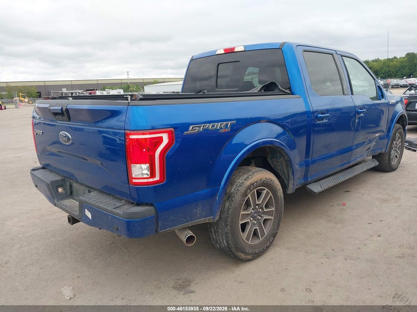 Vin: 1ftew1ef4hfa22972, lot: 46653734, ford f-150 xlt 20174