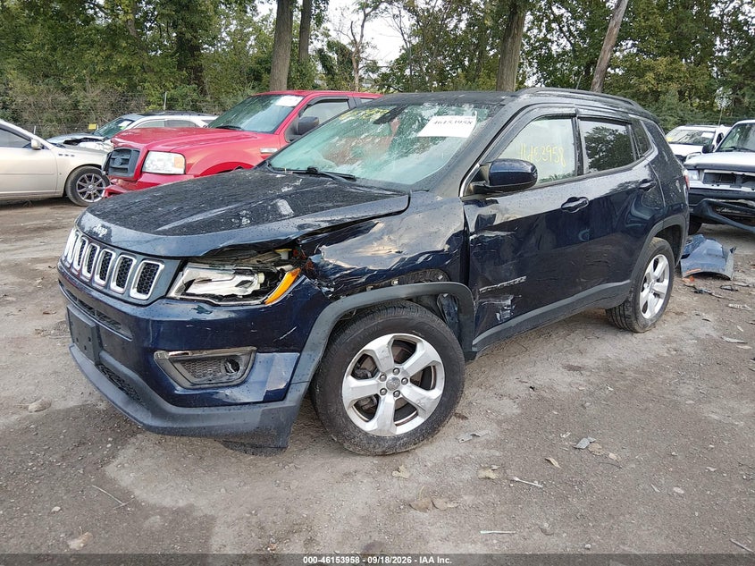 Vin: 3c4njdbb7jt113201, lot: 46653757, jeep compass latitude 4x4 20182