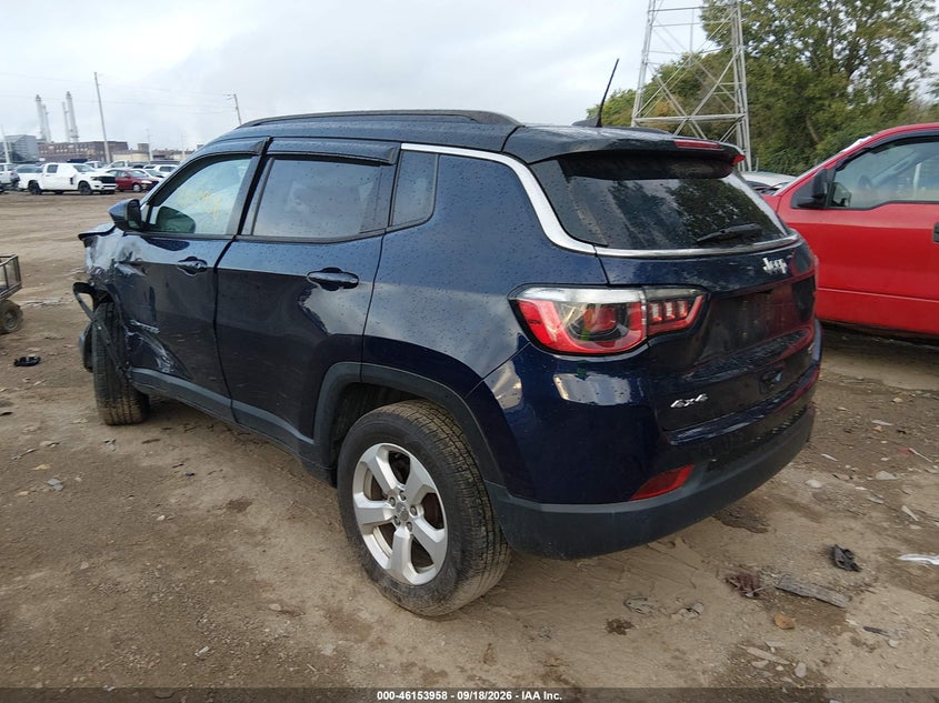 Vin: 3c4njdbb7jt113201, lot: 46653757, jeep compass latitude 4x4 20183
