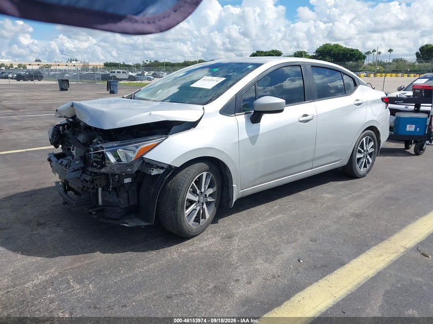 Vin: 3n1cn8ev9nl833777, lot: 46653773, nissan versa 1.6 sv xtronic cvt 20222