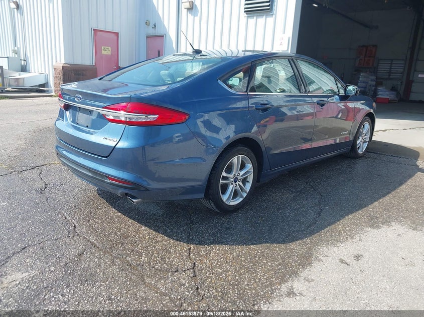 Vin: 3fa6p0uu6jr278878, lot: 46653778, ford fusion hybrid s 20184