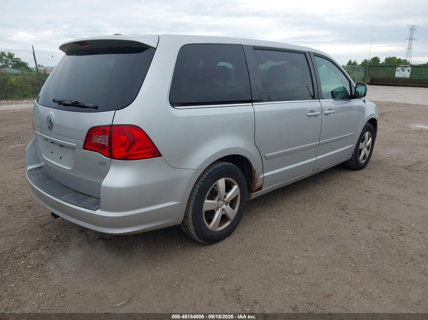 Vin: 2v4rw3d17ar325123, lot: 46653807, volkswagen routan se 20104