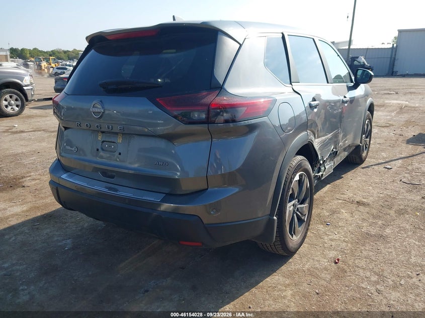 Vin: 5n1bt3bb5sc676246, lot: 46653827, nissan rogue sv intelligent awd 20254