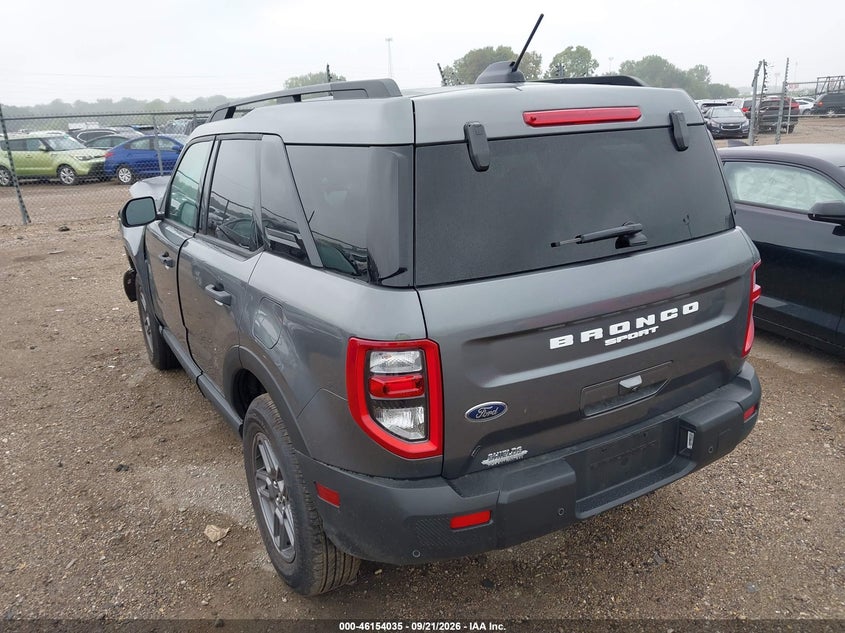 Vin: 3fmcr9bn3srf55099, lot: 46653834, ford bronco sport big bend 20253