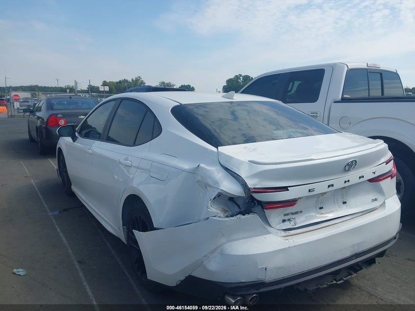 Vin: 4t1daack4su601307, lot: 46653858, toyota camry se 20253