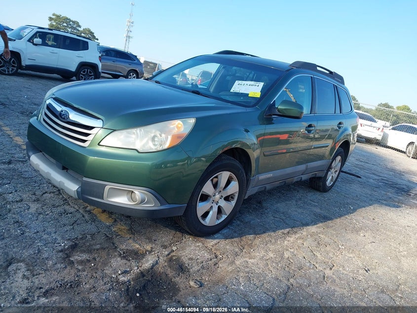 Vin: 4s4brccc0a3342212, lot: 46653893, subaru outback 2.5i premium 20102
