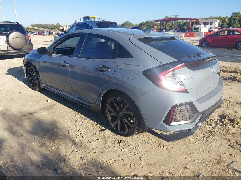 Vin: shhfk7h96ku209018, lot: 46653923, honda civic sport touring 20193