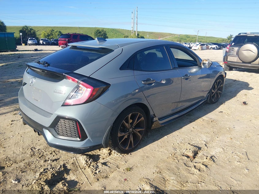 Vin: shhfk7h96ku209018, lot: 46653923, honda civic sport touring 20194