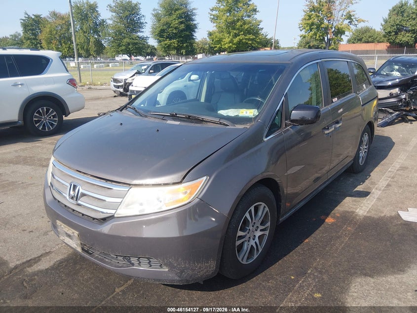 Vin: 5fnrl5h61cb080063, lot: 46653926, honda odyssey ex-l 20122