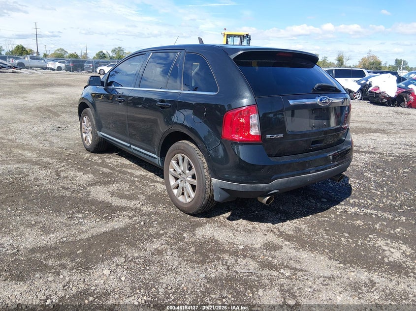 Vin: 2fmdk4kc2dbc49653, lot: 46653936, ford edge limited 20133