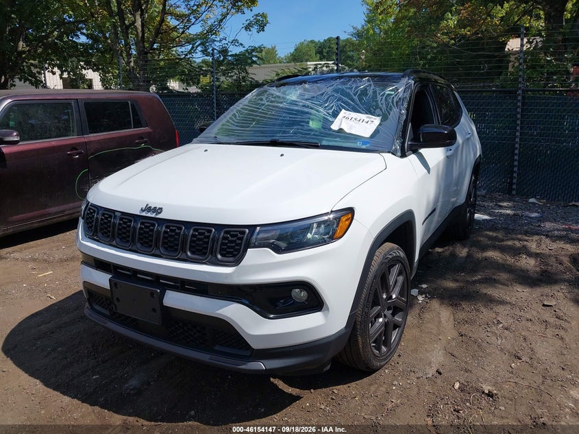 Vin: 3c4njdcn9tt258509, lot: 46653946, jeep compass limited altitude 20262