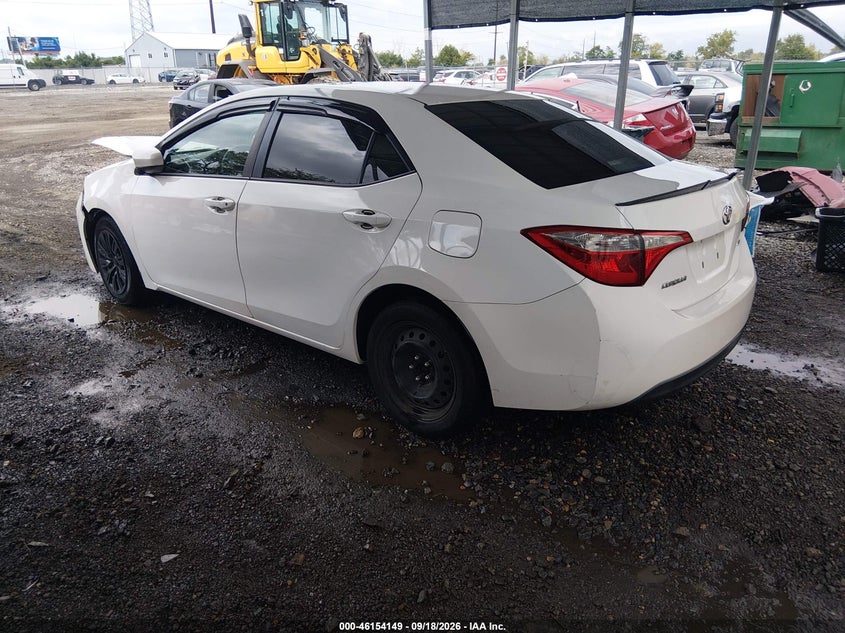 Vin: 2t1burhe4fc325427, lot: 46653948, toyota corolla le 20153