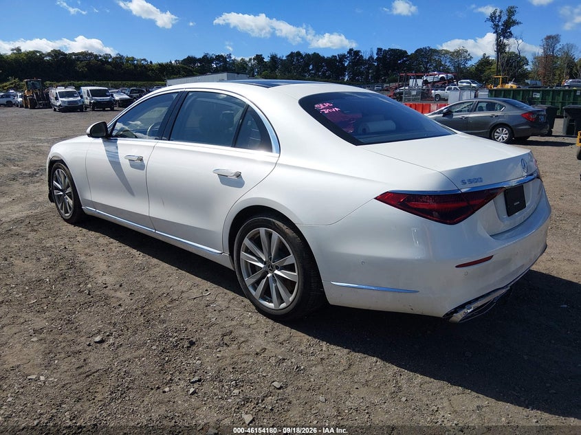 Vin: w1k6g6db8na098237, lot: 46653980, mercedes-benz s-class s 500 20223