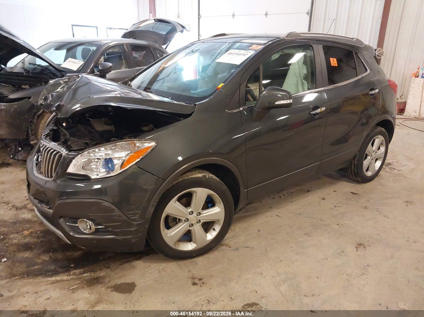 Vin: kl4cjbsb6gb516134, lot: 46653991, buick encore convenience 20162