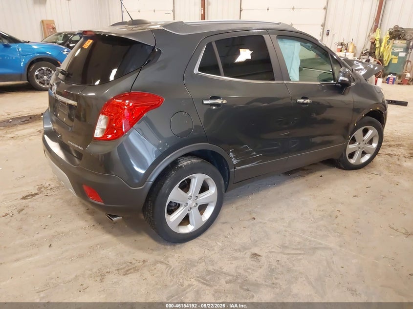 Vin: kl4cjbsb6gb516134, lot: 46653991, buick encore convenience 20164